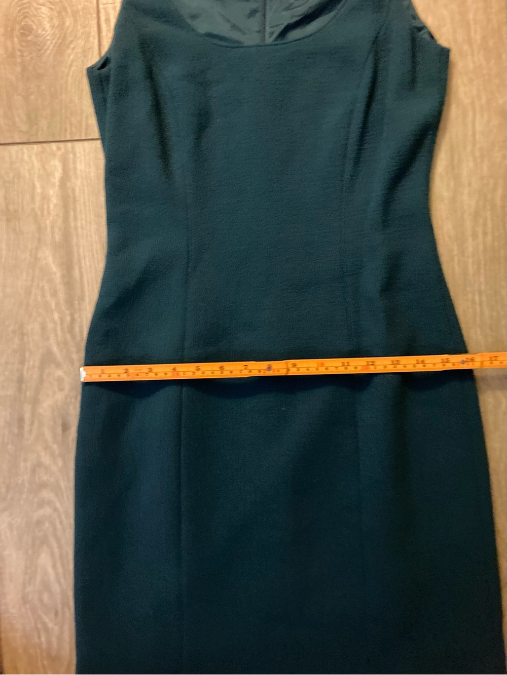Tahari Teal Wool Dress Suit with Cropped Jacket NWT - Picture 12 of 16